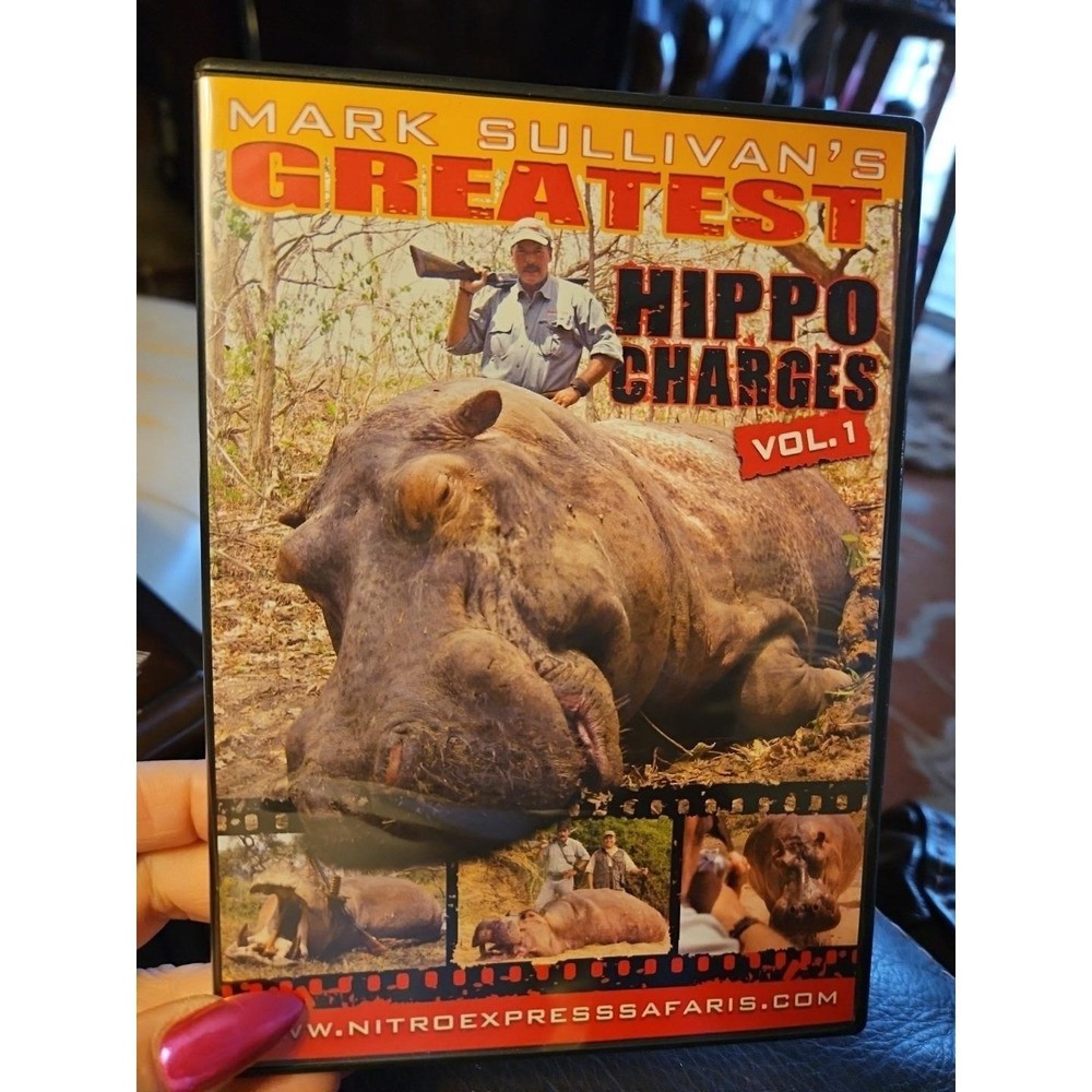 Mark‎ Sullivan GREATEST HIPPO CHARGES Hunting African Safari Professional Hunter